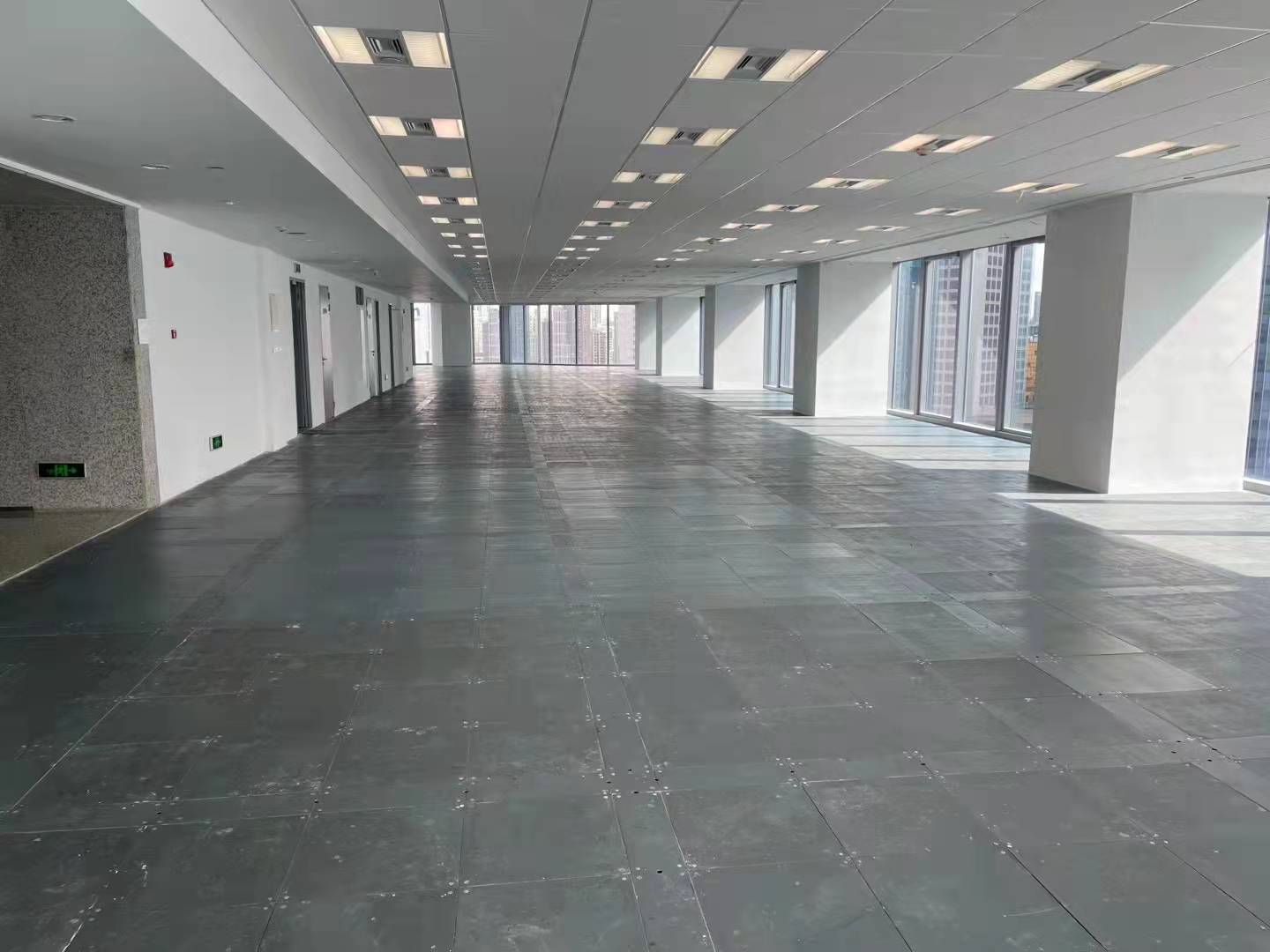 静安区汉中路宝矿洲际中心高区看苏州河景观(图2)