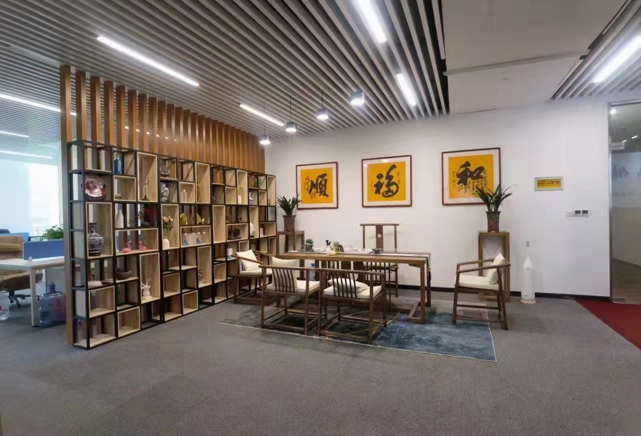 虹桥万科时一区写字楼500平精装修带家具出租(图3)
