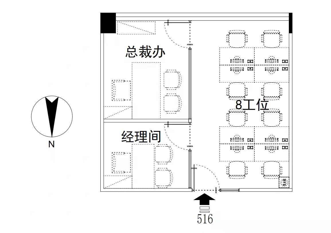 长宁古北财富一期105平精装修带家具优质房源出租(图5)