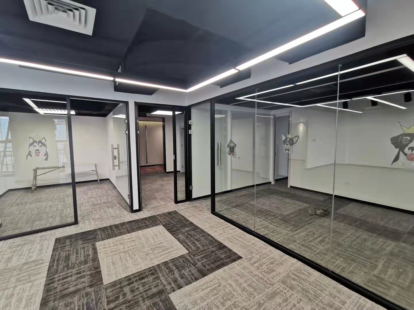 沪太路飞马旅创意园 200平遗留装修 独立空调 办公室选址 (图1)