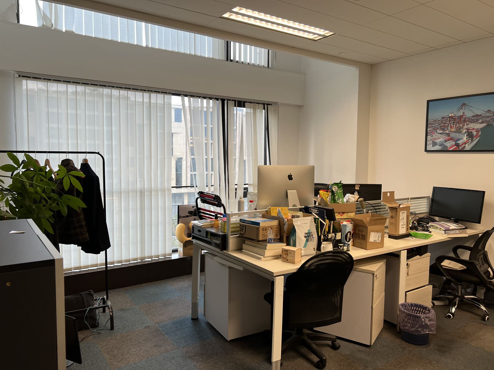 7-220513101223114.jpg 沙田大厦 写字楼办公出租 长寿路 拎包入住 采光好 超长免租小户型200平(图5)